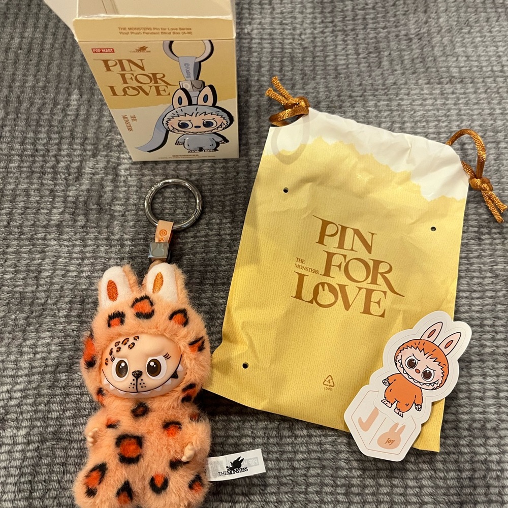 *CUSTOM* PIN FOR LOVE “LA CHEEBU” Letter J